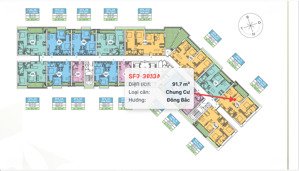 hàng độc quyền - 91.7m2 căn góc tầng trung trục 12a, mặt trước. giá 7.6 tỷ bao phí