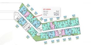 hàng độc quyền - 6,2 tỷ, 73m2, 2pn, 2wc cc sky forest residences ecopark.