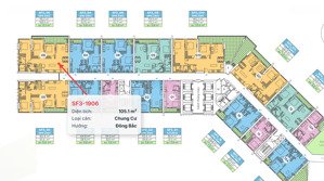 hàng độc quyền - 7,66 tỷ bao phí, 3pn, 2wc, 105,1m2 sky forest residences giá ưu đãi