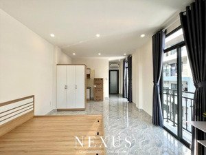 studio ban công mặt tiền full nội thất siêu rộng ngay đường dương quảng hàm, p5, gò vấp