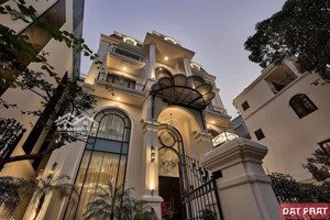 bán biệt phủ ba đình - nội thất kiến trúc indochine - có hoàn công. 420m2 x 6t- mt16m - giá 495 tỷ.