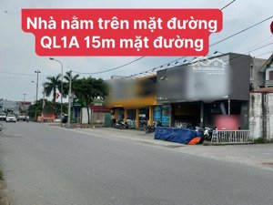 siêu phẩm bán nhà mặt phố văn tự 137m2, 11 tỷ, đường ql1a 15m, kd đỉnh gần uỷ ban, trường, chợ