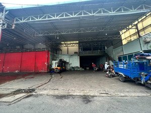kho xưởng mặt tiền " bình long" 530m2 - lô góc lớn - tiện xây mới khoảng 100tr/m2 - 