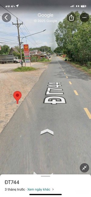 đất mặt tiền dt 744 sát cây xăng 1332m2 có 20m ngang giá 3tỷ 500