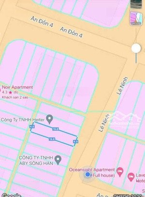 bán lô đất đường lê ninh, sơn trà, khu phố du lịch, tiềm năng đầu tư