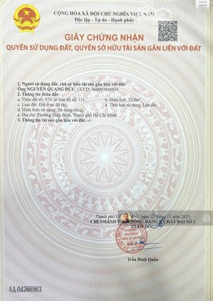 bán 3 lô đất sổ hồng mới ra ngay mặt tiền đường gần chợ hiệp bình phường hiệp bình chánh