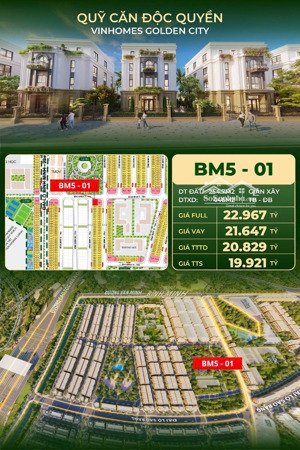 biệt thự đơn lập view công viên vinhomes dương kinh diện tích: 255m² lô góc thoáng