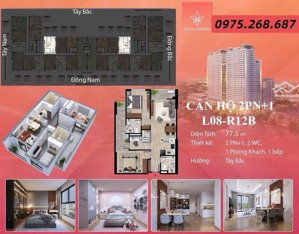 sở hữu ngay căn cc cao cấp tại eden garden tầng 17 chỉ với hơn 600tr hàng fo cđt