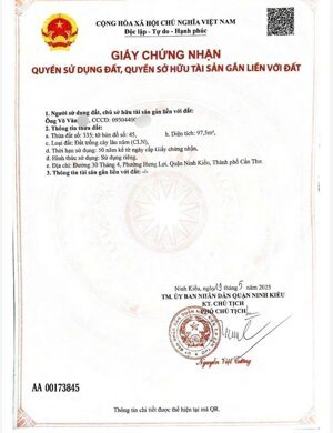 Bán nền MT đường 30/4 , phường Hưng Lợi . Giá chỉ 5,7 tỷ