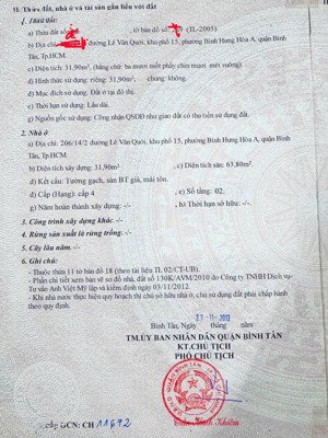 nhà mới lê văn quới 2 phòng ngủ sổ hồng riêng gần ngã tư bốn xã chỉ với 3.85 tỷ có hỗ trợ vay