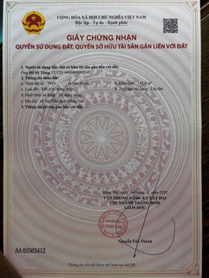 bán đất nền an viễn, 1,298 tỷ, 163.6m2, chính chủ giá cực chất