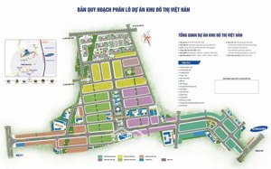 bán lô đất chính chủ vị trí vàng kđt việt hàn - giá 25tr/m