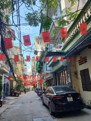 bán nhà phân lô hoàng cầu, ô tô tránh, dừng đỗ, 20 tỷ 9, dt 55m, gần hồ