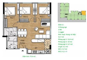 chỉ từ 5,x tỷ đồng sở hữu ngay căn hộ 3n2w valencia garden long biên-tầng cao-đông nam,thoáng mát