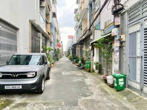 phố tri thức, nhà 3 tầng, 2 mt lê văn quới - 56m2 - 4x14m - 4pn - hẻm 6m, chỉ 6. x tỷ