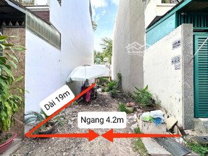 đất quang trung p12 (gần siêu thị emart2) 4,2 x 19 (cn 80m2) sổ hồng riêng giá 5,3 tỷ