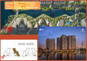 căn góc 2pn view sông, bến du thuyền, đường d3 tháp a1