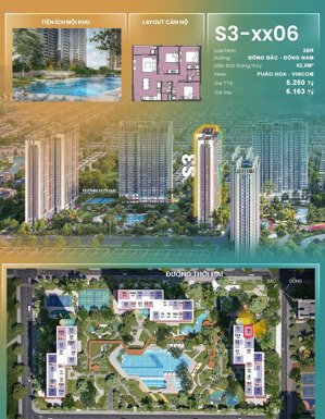 bán ch 3pn 3wc tại vinhomes ocean park 3, nghĩa trụ, văn giang, hưng yên, giá 5,25 tỷ
