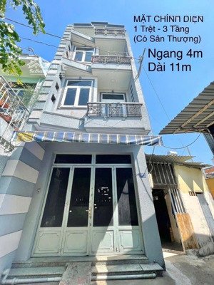 cho thuê nhà hẻm 2m(xm) huỳnh đình hai, p.14, q.bình thạnh giá 15tr