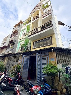 độc quyền 8 tỷ 550 nhà 72m² đường thiên hộ dương, p1, gò vấp. xây 4tầng, sổ sẵn,cho thuê 20tr/tháng