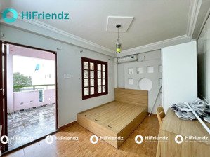 cho thuê 2 phòng ngủ sau coop - mart phan văn trị - máy giặt riêng ban công siêu thoáng