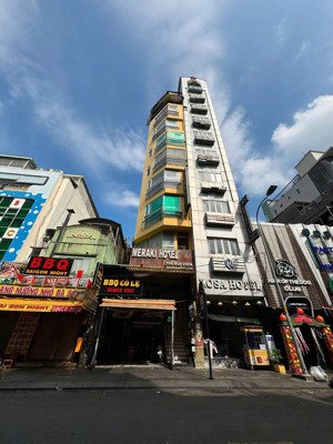 bán nhà mặt tiền pham ngũ lão p.phạm ngũ lão q1-dt: 8x18m 5 lầu hđt 330tr/th giá 105 tỷ