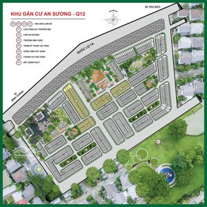 bán gấp lô đất 100m2 trong kdc an sương, quận 12 . giá 4.5 tỷ . lh quân