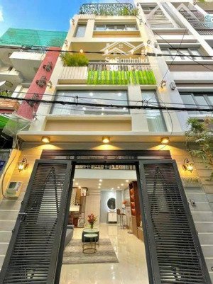 nhà đẹp 4 tầng hoa sứ - phú nhuận 60m² giá 4,79 tỷ, khu vip phan xích long. cho thuê 30 tr/th