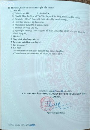 Bán đất Tân Trào - Kiến Thụy - Hải Phòng