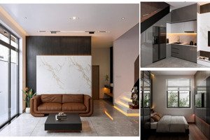 bán nhà mới xây full nội thất 3 phòng ngủ lớn vân cao mặt tiền 7m