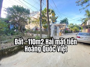 bán ~110m2 hai mặt tiền hoàng quốc việt kiệt oto tránh rất đẹp
