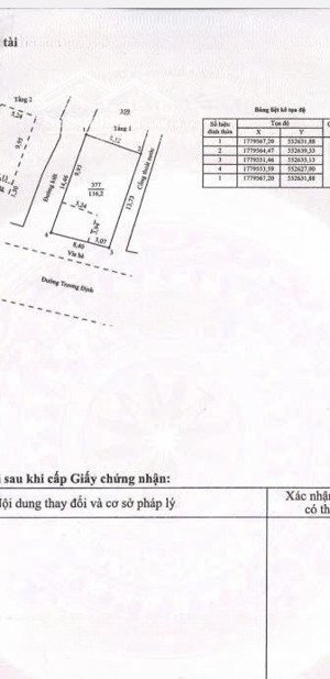 nhà 2 - 3 mặt tiền trương định. trục thông biển mân thái, sơn trà, đn- dt:116m2 - ngang 8.5m