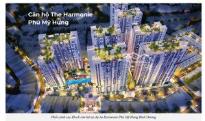 the harmonie phú mỹ hưng bình dương 1pn - 3pn giá từ 3 tỷ, tt 20% kí hđmb, mua trực tiếp cđt, ls 0%