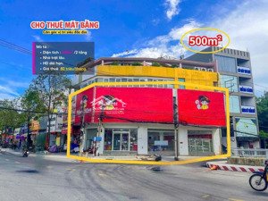 cho thuê mbkd căn góc 500m2 mặt tiền thích quảng đức, ngay ngã 6 tdm