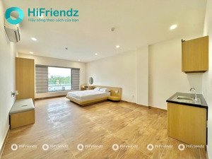 cho thuê phòng mới 100% ngay cầu kinh thanh đa mới 100% siêu rộng siêu thoáng view sông