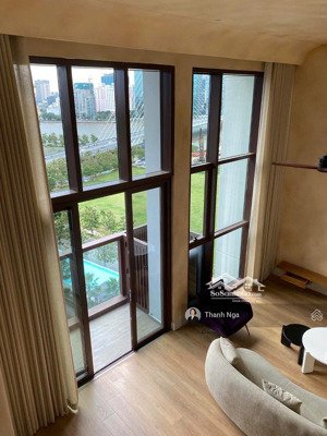 bán cặp căn metropole duplex 3pn sẵn sh, view sông, hồ bơi & cầu bason, thiết kế bo cong hiện đại