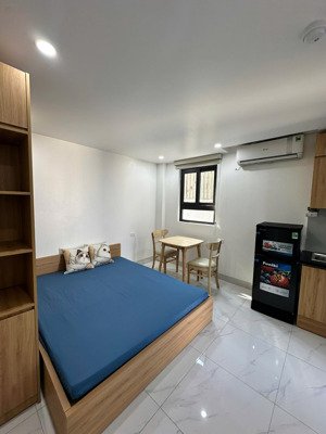 cho thuê studio full nội thất tại lê quang đạo, cửa sổ ban công thoáng, gần chợ, tạp hoá