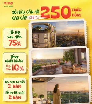 bán căn hộ 2pn lapura mt quốc lộ 13 giá chỉ từ 3 tỷ - ngay trạm metro