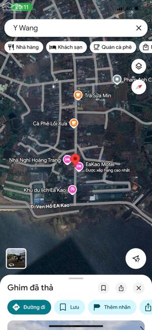  BÁN MẶT TIỀN Y WANG - GẦN HỒ EAKAO