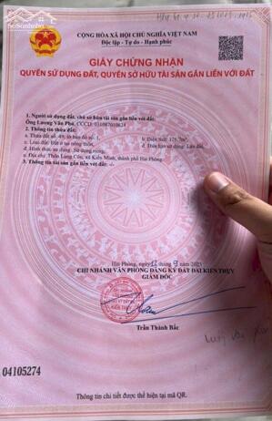 Bán đất Đông Phương - Kiến Thụy - Hải Phòng