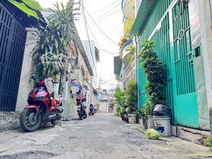 nhà lê văn thọ gò vấp cạnh cv làng hoa, 64m2 hẽm oto tận cửa, nhà 2 lầu, sân thượng, sân để xe, 6t6