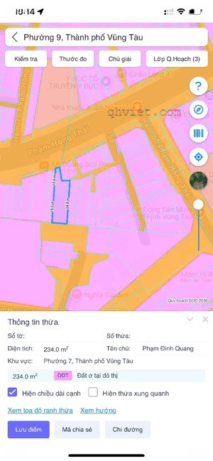 bán đất mặt tiền phạm hồng thái 234m², thổ cư 100% nở hậu đẹp kinh doanh đa ngành giá tốt 14 tỷ tl