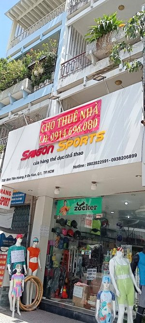 cho thuê nhà mặt tiền 100 m2 (1 trệt, 1 lầu) đinh tiên hoàng quận 1