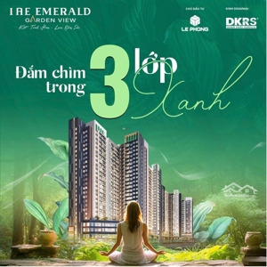 bán căn hộ chung cư the emerald garden view, 2,4 tỷ, 67m2, hưng định, thuận an, bình dương