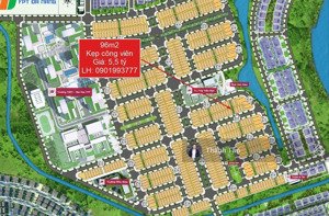 đất fpt kẹp công viên gần 4m, đối diện đại học fpt - giống như lô góc nhưng giá chỉ bằng lô ống