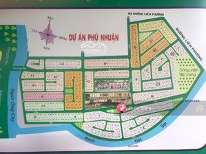 trục chính đường 659- bán lô a2 tại kdc phú nhuận p.plb - dt 14,2x24,2m( 342m2)- giá bán 117tr/m2