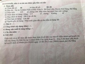 chào bán lô b2-20-30 dự án golden hill giá chỉ 3.4 tỷ cho anh chị đầu tư- 
