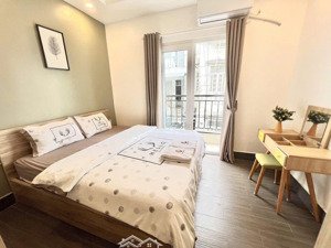 cho thuê hộ 1 phòng ngủ full nội thất ban công sân bay tân sân nhất cửu long quận tân bình