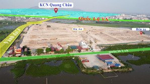 chỉ 1,9 tỷ có ngay lô đất 100m² tại quang châu vị trí đẹp, pháp lý chuẩn lh em tuyết: 