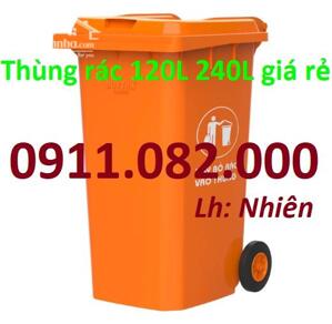 Sỉ lẻ giá rẻ thùng rác 240l giá rẻ tại vĩnh long- Thùng rác mới 100% bán chạy nhất-lh 0911082000